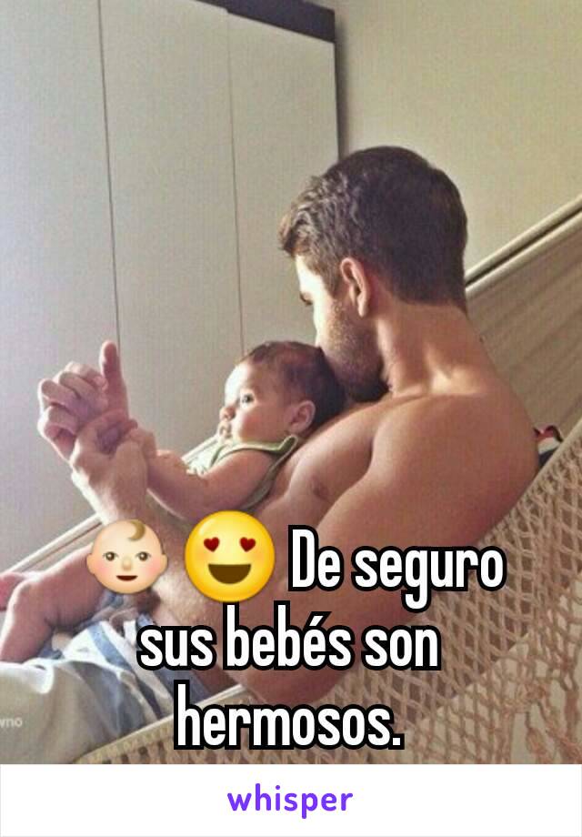 👶😍 De seguro sus bebés son hermosos.