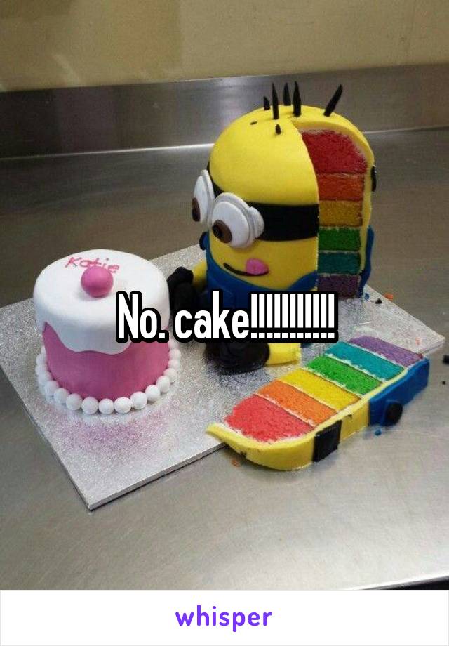 No. cake!!!!!!!!!!!