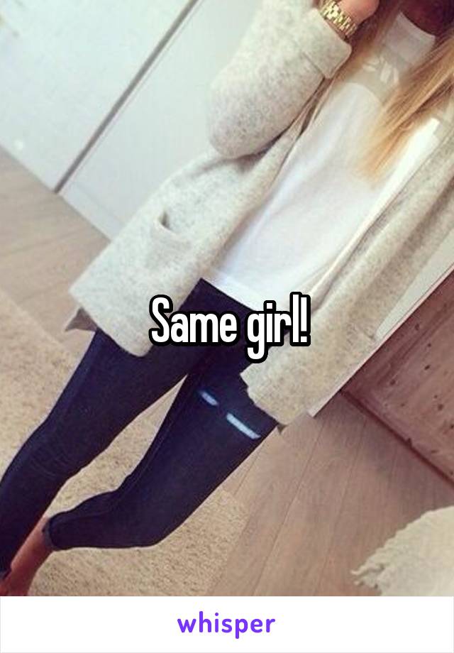 Same girl!