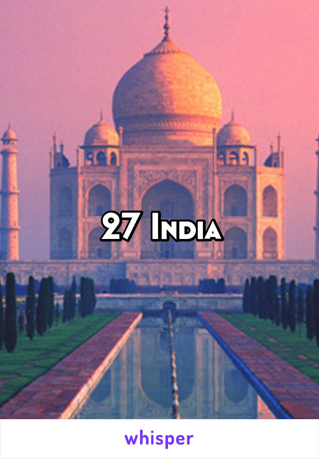 27 India