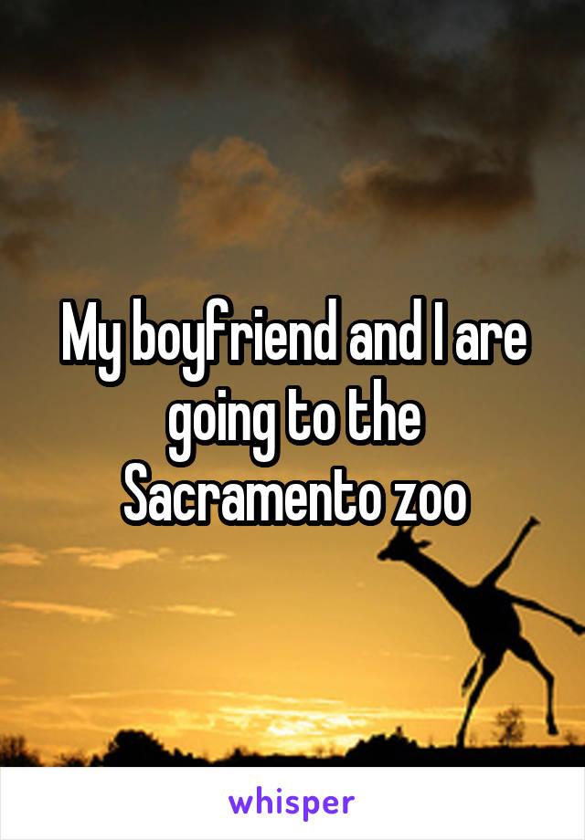 My boyfriend and I are going to the Sacramento zoo