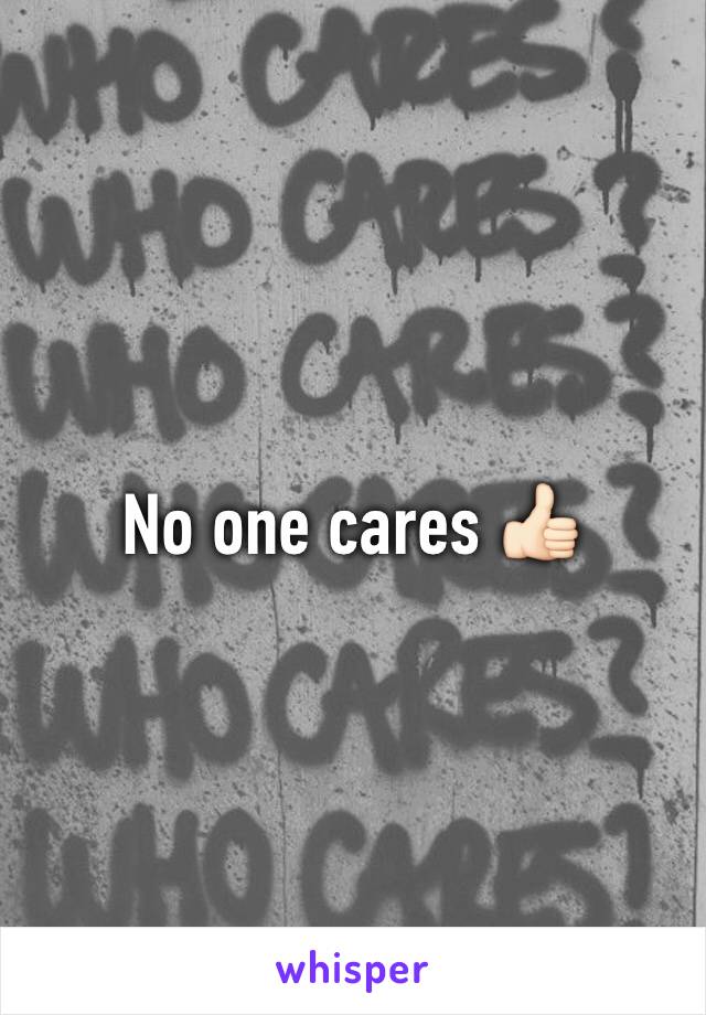 No one cares 👍🏻