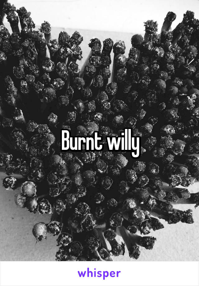 Burnt willy