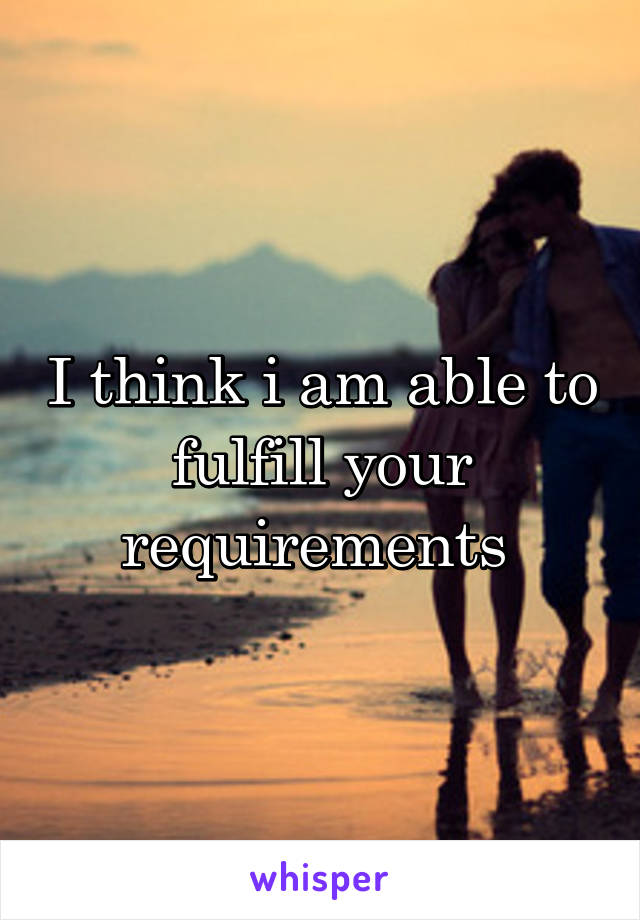 I think i am able to fulfill your requirements 