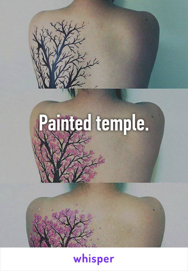 Painted temple.
