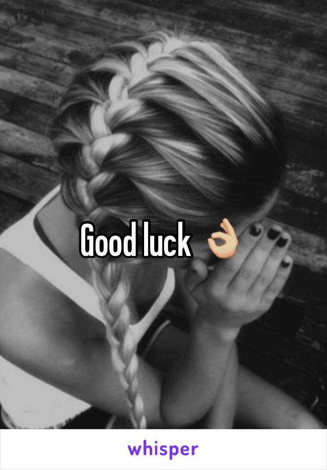 Good luck 👌🏼