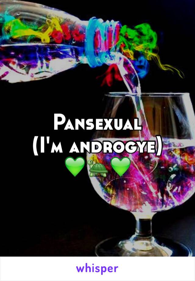 Pansexual
(I'm androgye) 
💚🐢💚