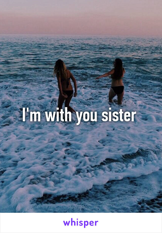 I'm with you sister 