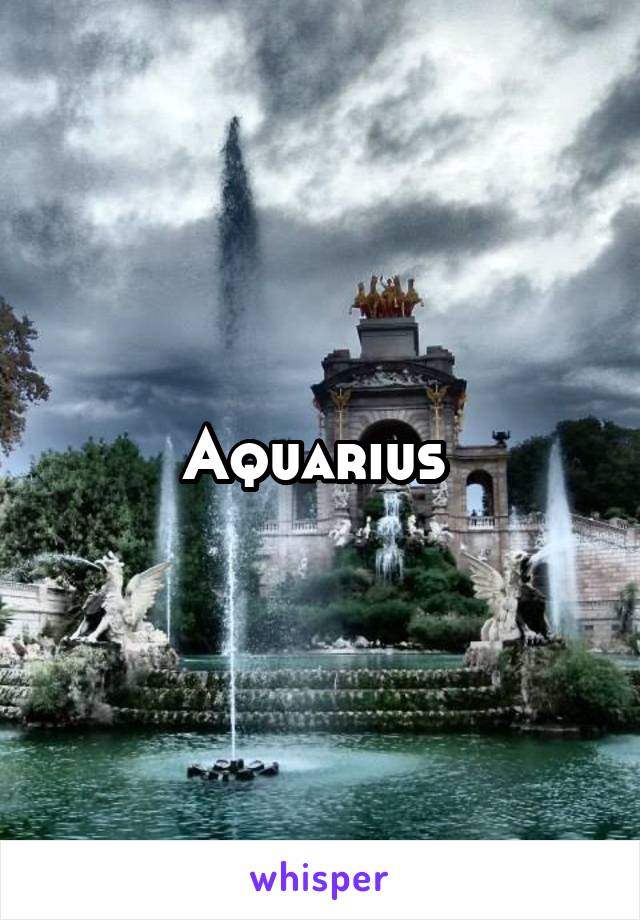 Aquarius 