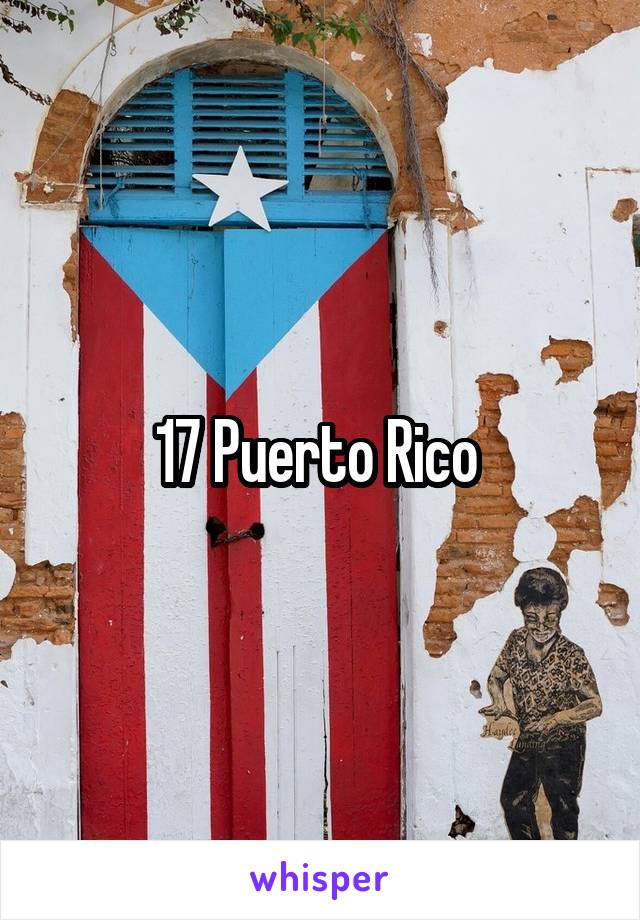 17 Puerto Rico 