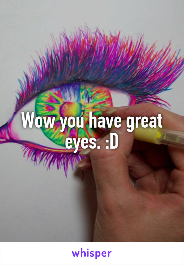 Wow you have great eyes. :D