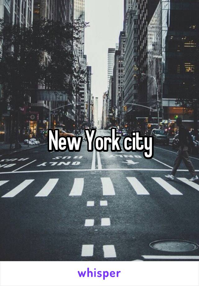 New York city