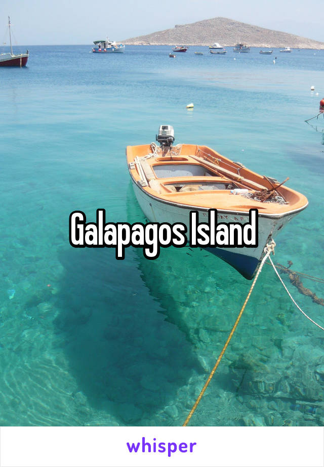 Galapagos Island