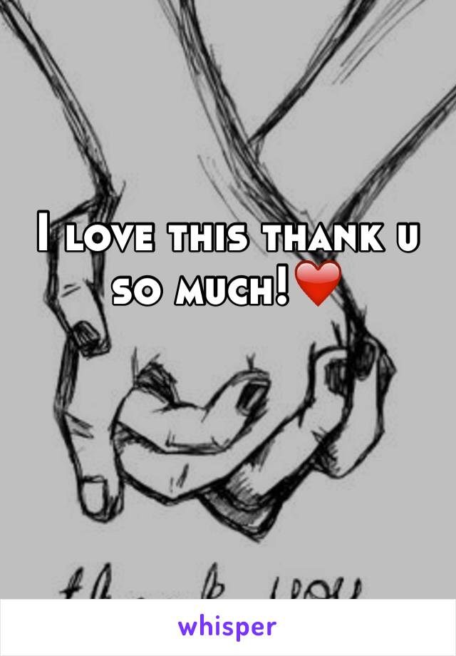 I love this thank u so much!❤️
