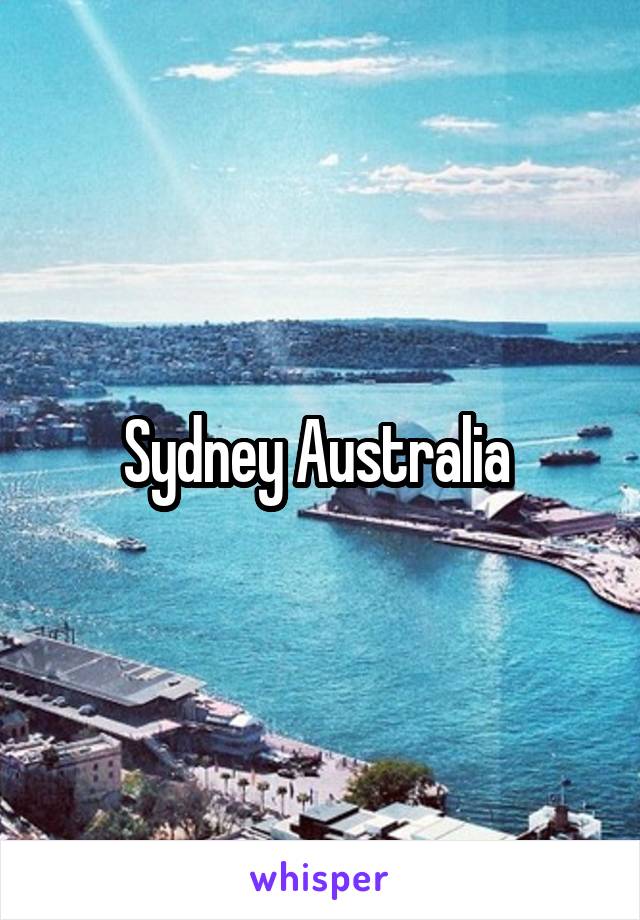 Sydney Australia 