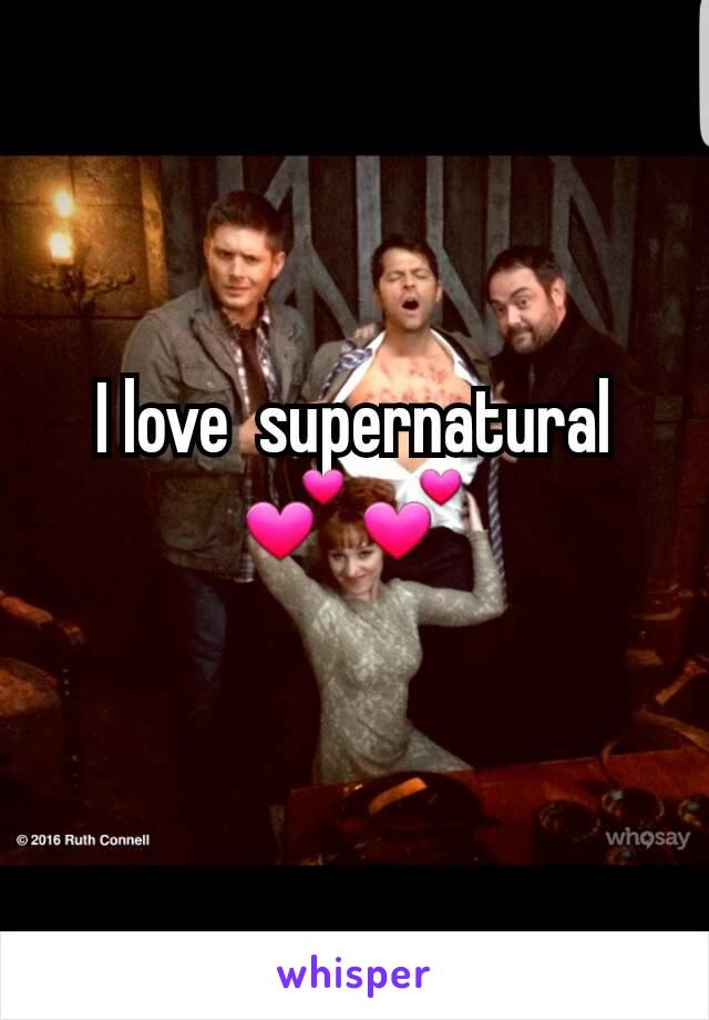 I love  supernatural 💕💕