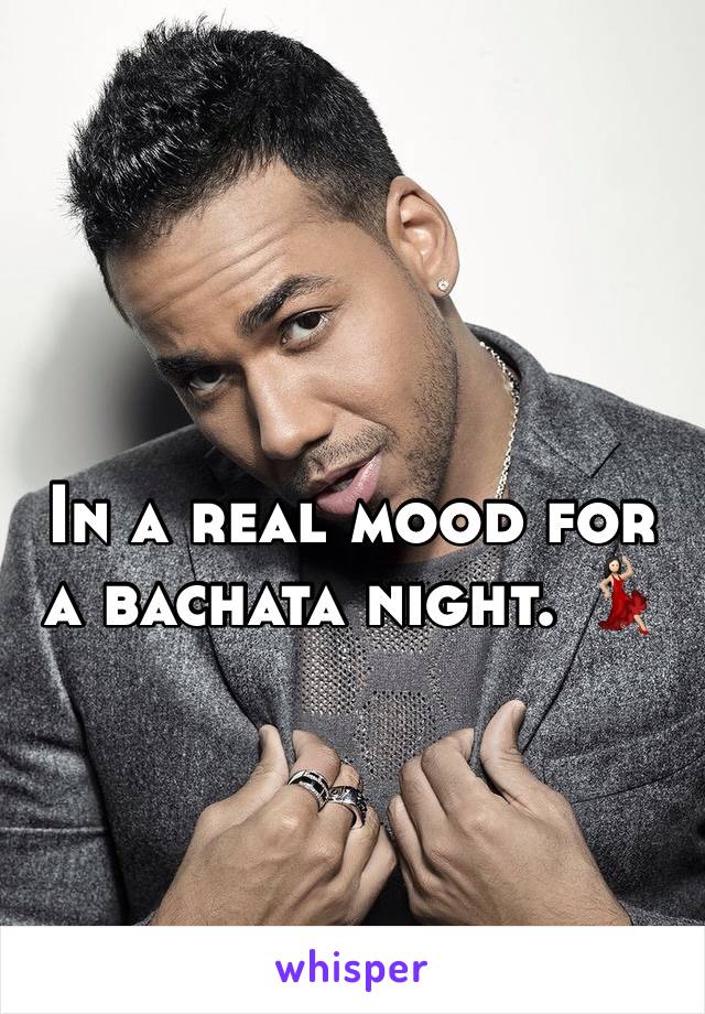 In a real mood for a bachata night. 💃🏻