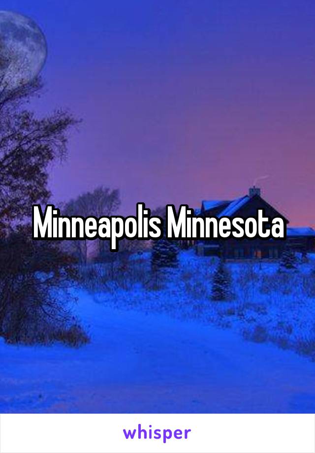 Minneapolis Minnesota