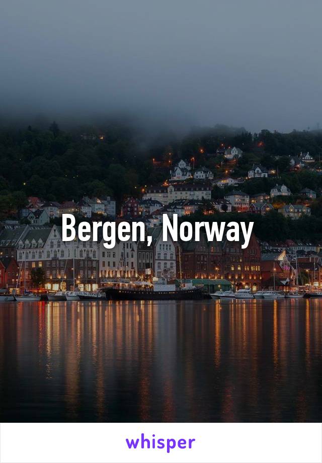 Bergen, Norway 