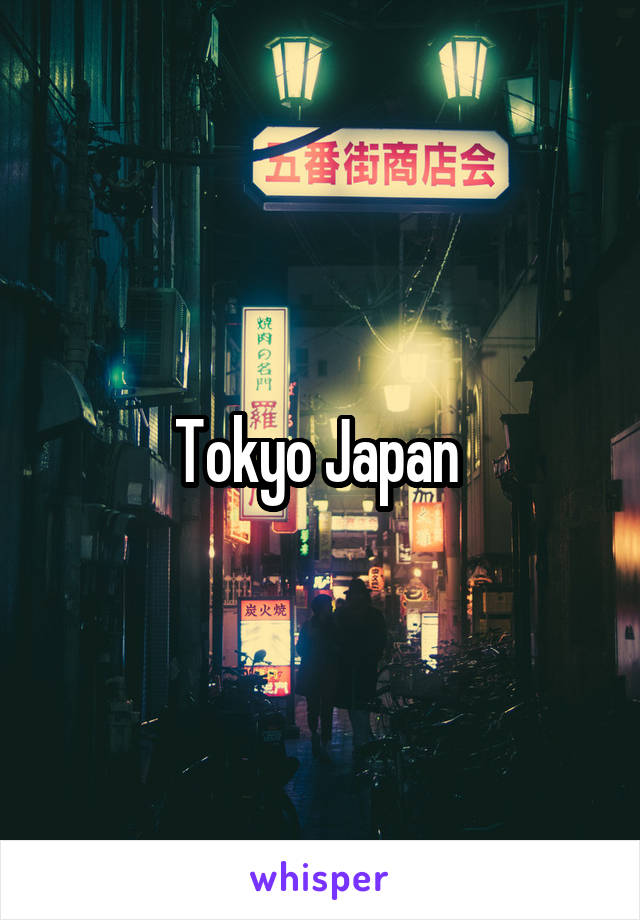 Tokyo Japan 