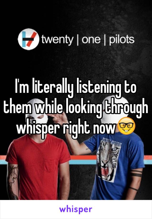 I'm literally listening to them while looking through whisper right now🤓