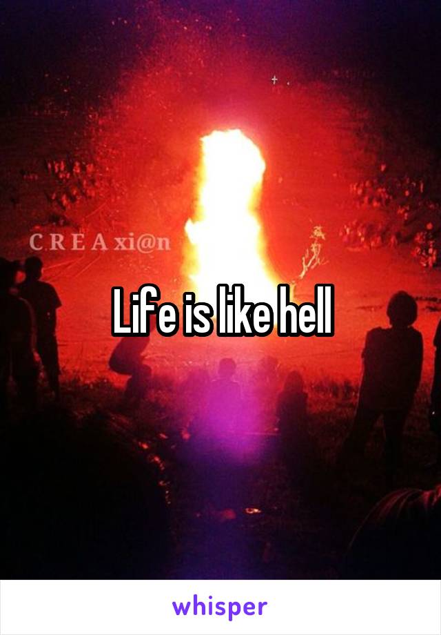Life is like hell