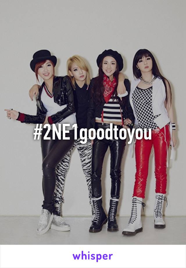 #2NE1goodtoyou