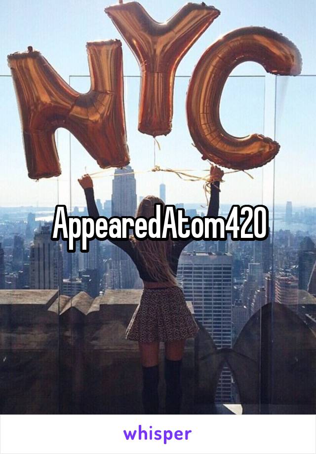 AppearedAtom420
