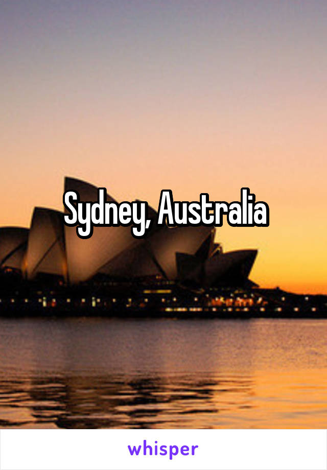 Sydney, Australia
