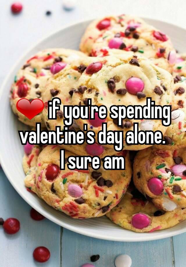 if-you-re-spending-valentine-s-day-alone-i-sure-am