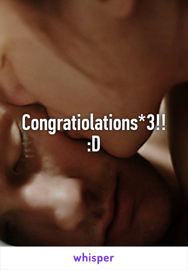 Congratiolations*3!!
:D