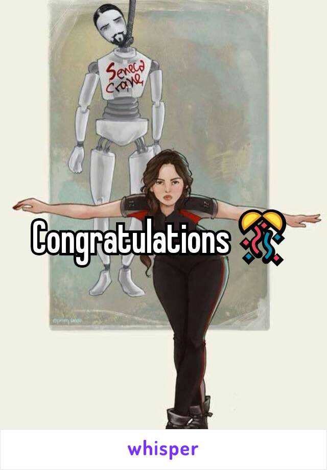 Congratulations 🎊 