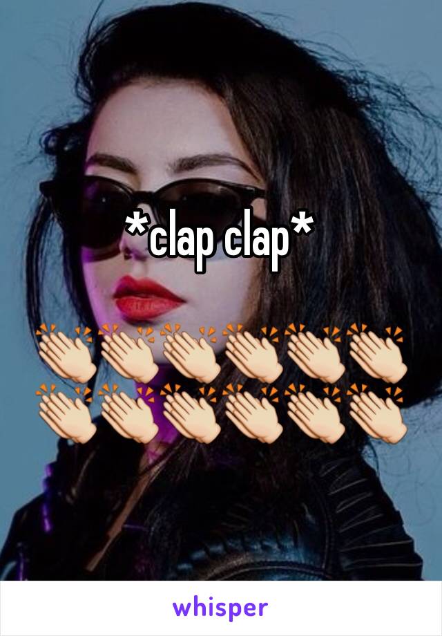 *clap clap*

👏👏👏👏👏👏👏👏👏👏👏👏