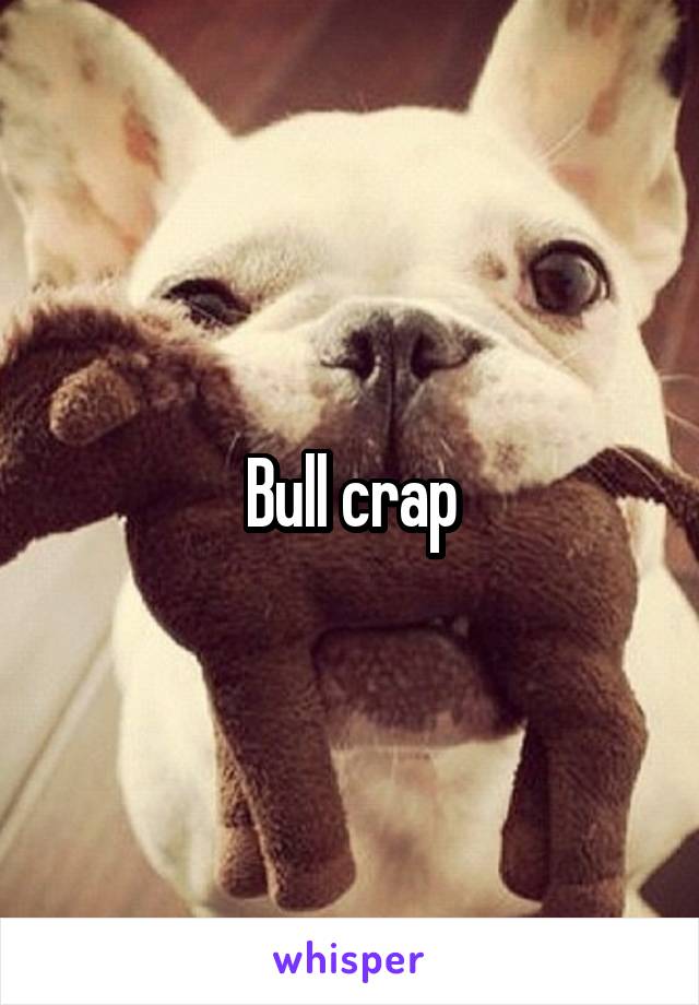Bull crap