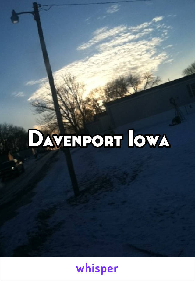 Davenport Iowa