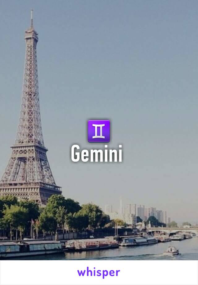 ♊
Gemini 