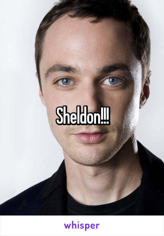 Sheldon!!!