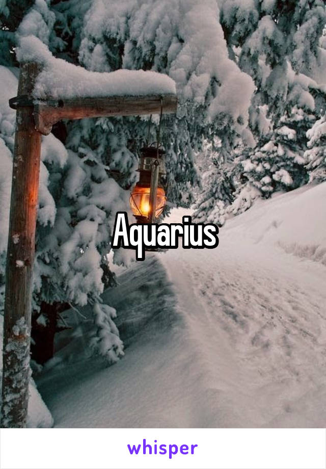 Aquarius