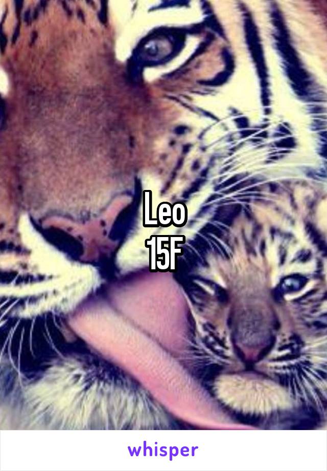 Leo
15F