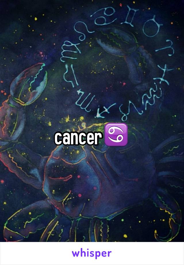 cancer♋️