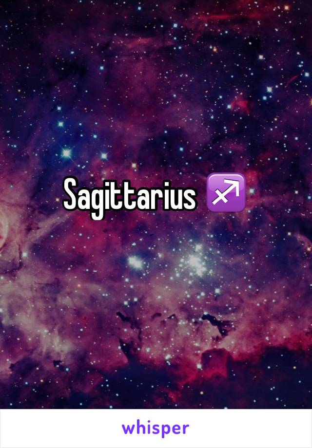 Sagittarius ♐️