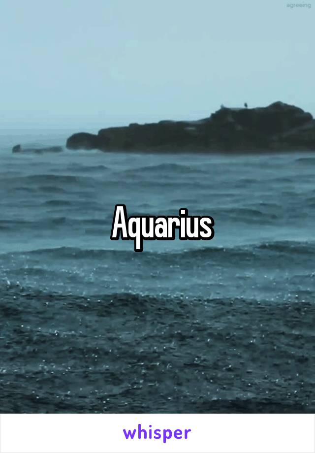  Aquarius