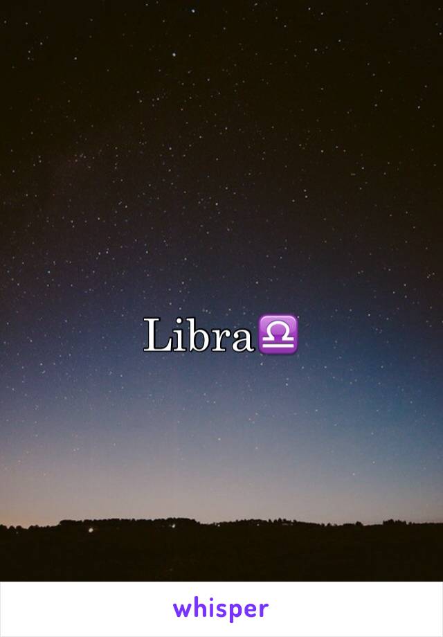 Libra♎️