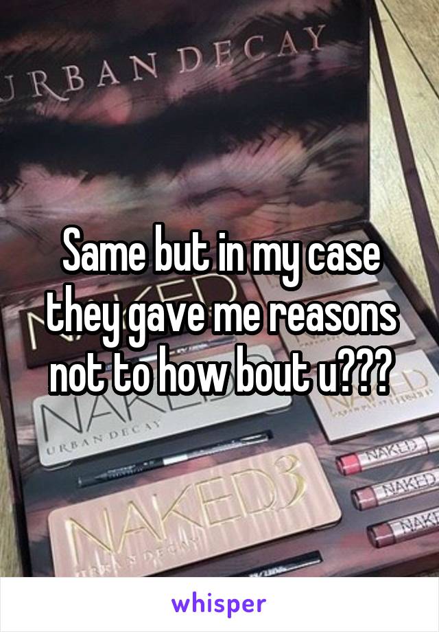 Same but in my case they gave me reasons not to how bout u???
