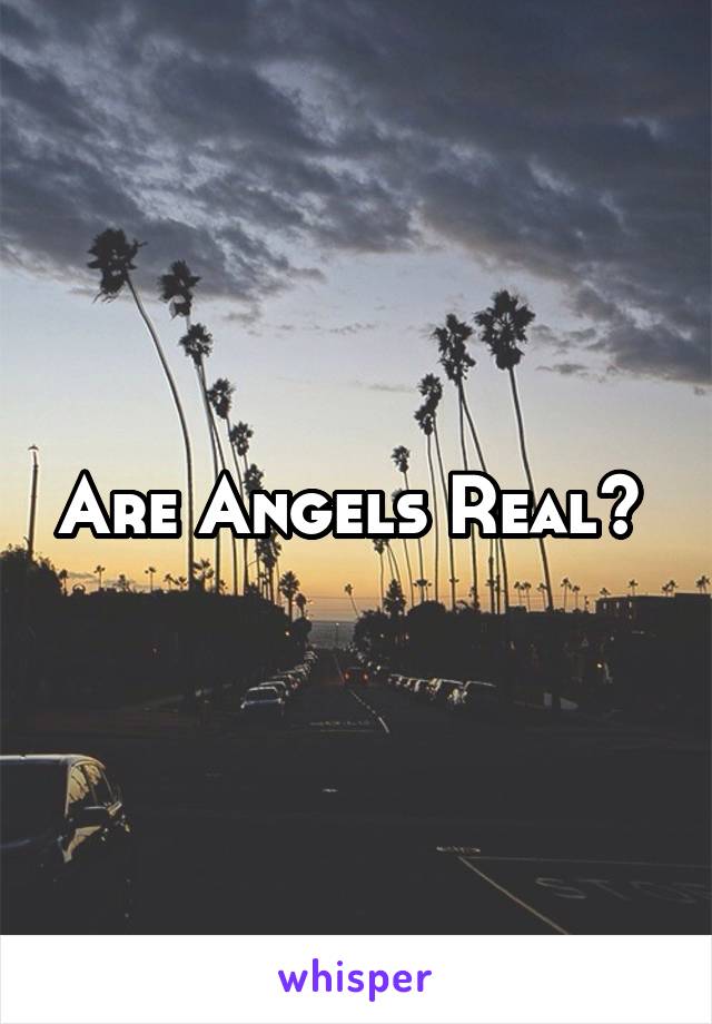 Are Angels Real? 