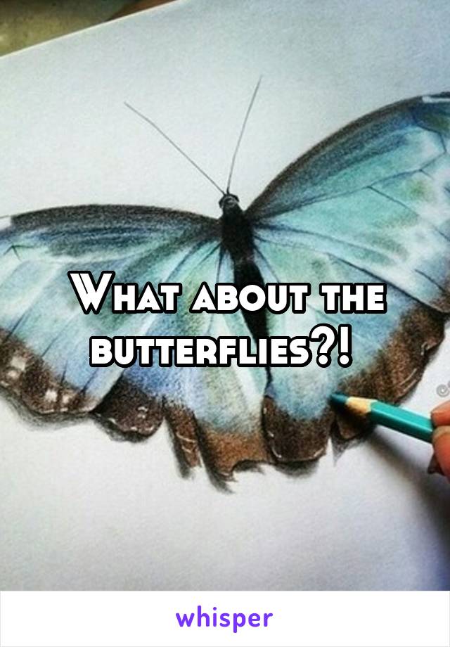 What about the butterflies?! 