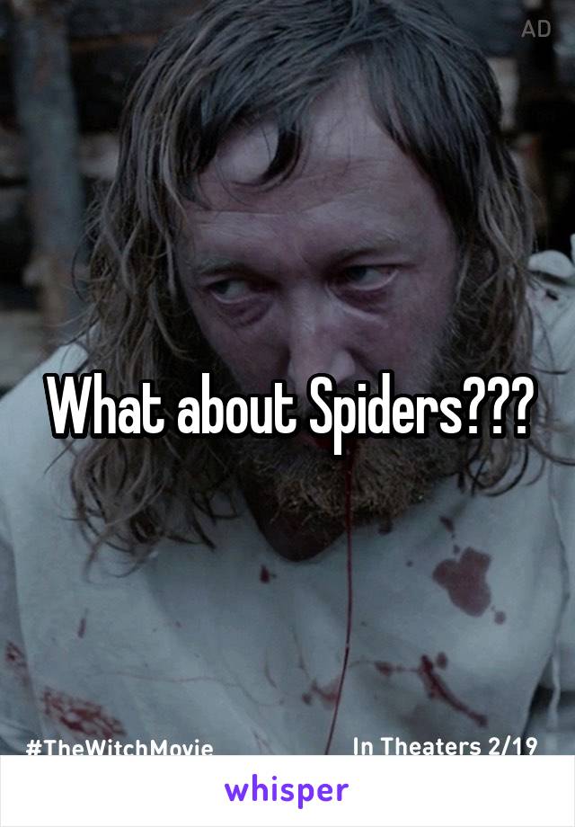 What about Spiders???