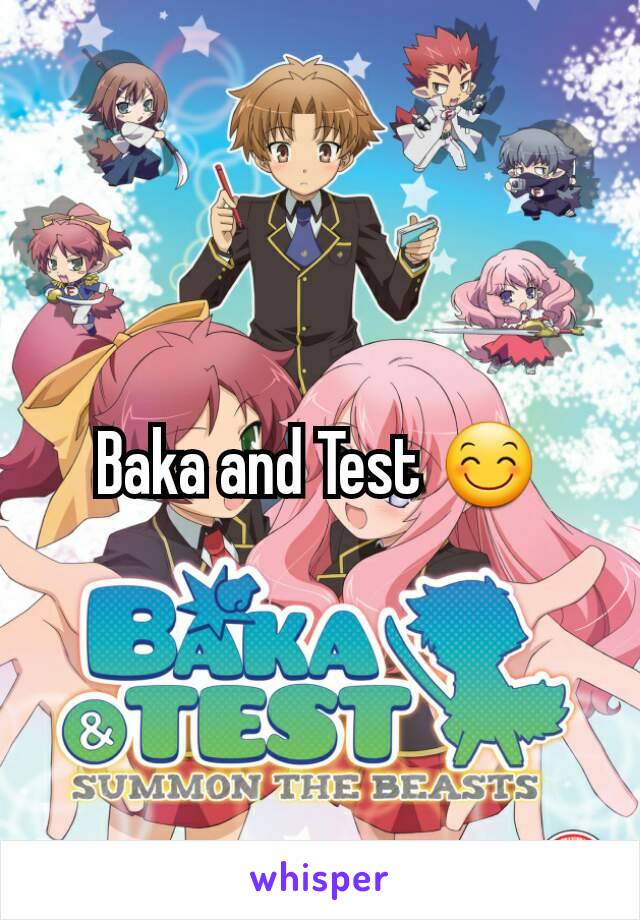 Baka and Test 😊