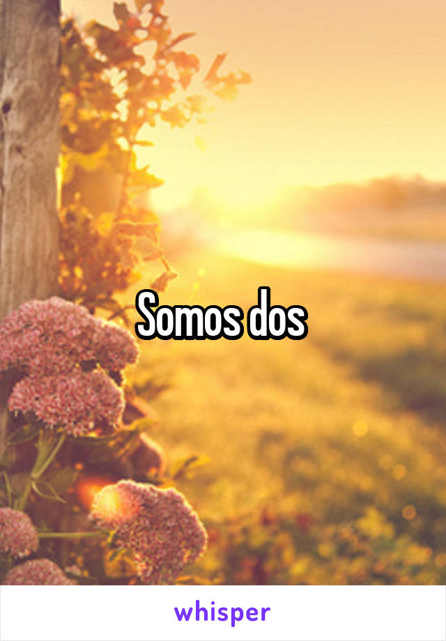 Somos dos 