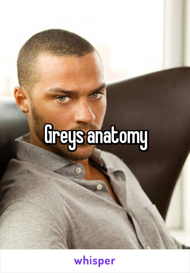 Greys anatomy